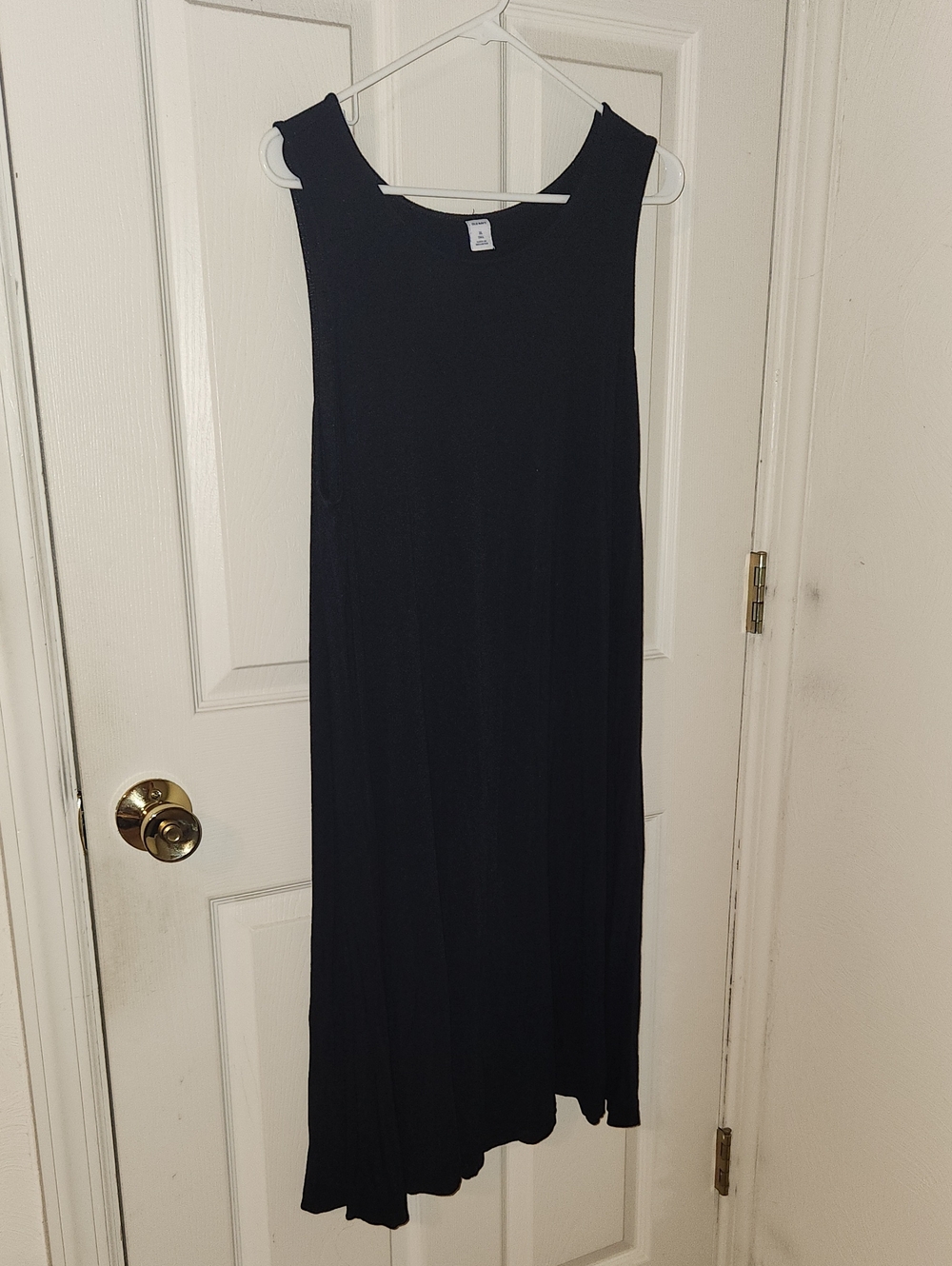 Old Navy Black Sleeveless Maxi Dress